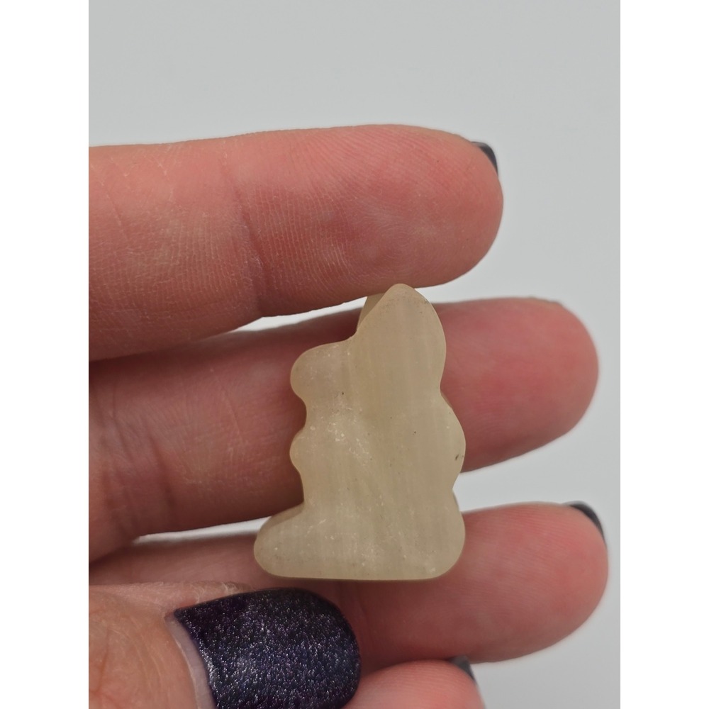 Set of 3 Crystal Carved Miniatures Goddess Ghost squirrel,  dollhouse, minis‎ - Picture 7 of 11